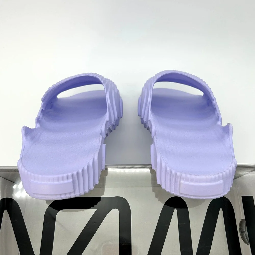Mens Slides The Auracles NAMI Size 6 Lavender EVA Chris Brown x John Dean NEW